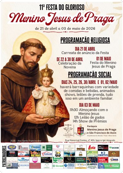 11ª Festa do Glorioso Menino Jesus de Praga