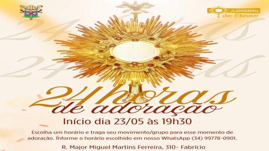 “Adoradores do Eterno” se preparam para 24 horas de adoração