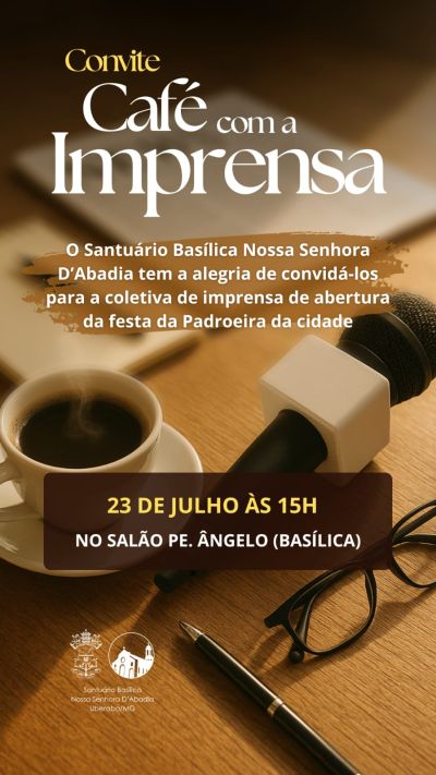 Café com a Imprensa antecede abertura oficial da Festa de Nossa Senhora da Abadia em Uberaba