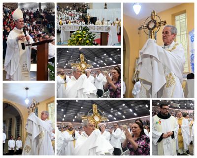 Corpus Christi encanta fiéis em Uberaba com fé, devoção e bênção