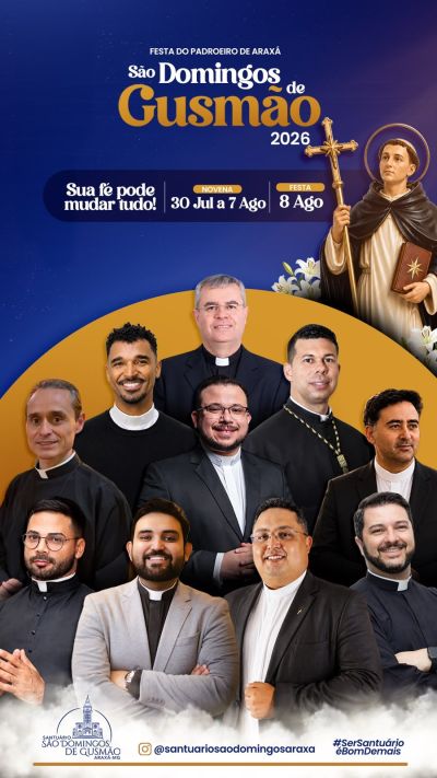 Festa de São Domingos de Gusmão celebra o padroeiro de Araxá com programação religiosa, social e esportiva