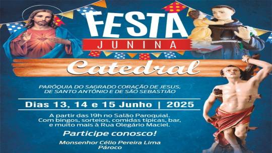 Festa Junina da Paróquia do Sagrado Coração de Jesus promete alegria e tradição em Uberaba