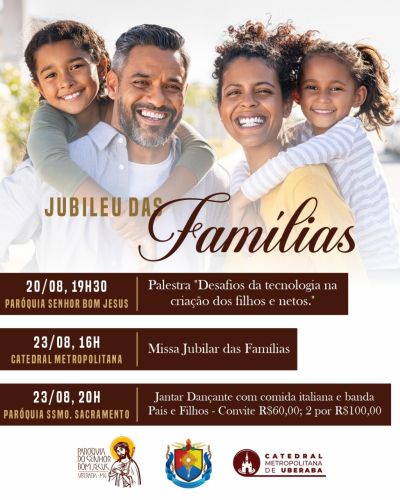 Jubileu das Famílias celebra a vocação familiar no mês dedicado às vocações