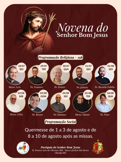 Novena do Senhor Bom Jesus: Peregrinos de Esperança no Caminho do Calvário