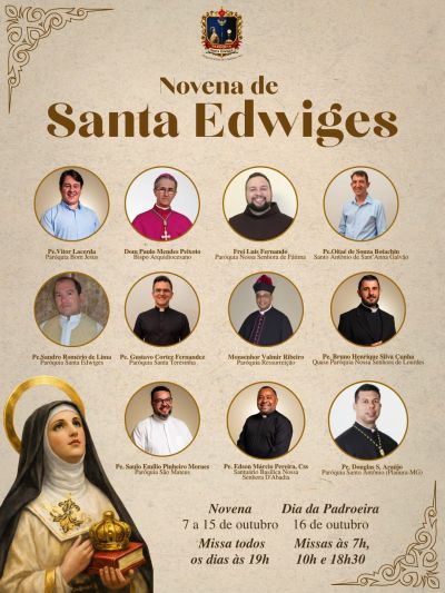 Paróquia Santa Edwiges celebra sua padroeira com novena, procissões e programação social