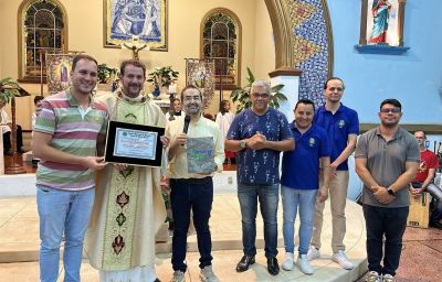 Peregrino do acolhimento: Padre Márcio Ruback recebe título de cidadão araguarino
