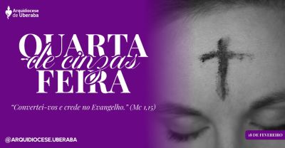 Programação para a Quarta-Feira de Cinzas
