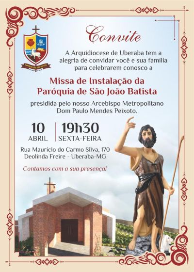 Quase Paróquia São João Batista será elevada à Paróquia em Uberaba