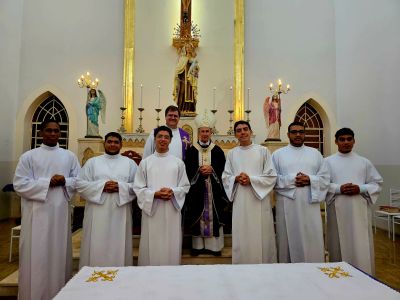 Seis jovens dizem 'sim' a Deus: Seminário Propedêutico da Arquidiocese inicia ano formativo em Frutal