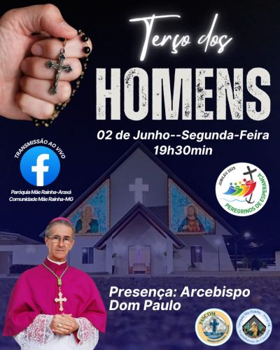 Terno dos Homens reúne fiéis em Araxá com presença de Dom Paulo