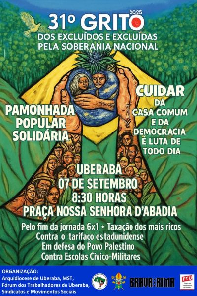 Uberaba se prepara para o 31º Grito dos Excluídos e das Excluídas