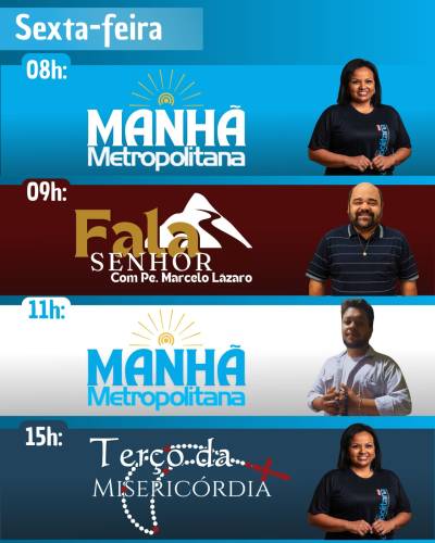 Programação de Sexta Feira